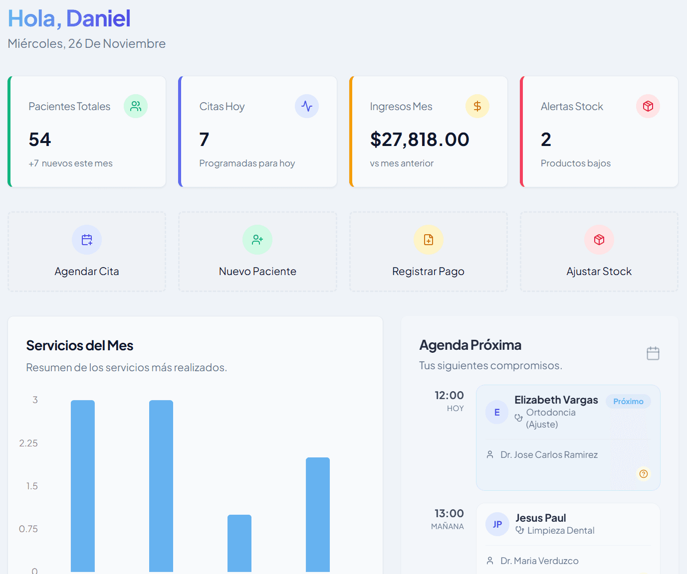 Dashboard Preview Light